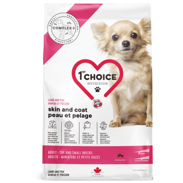 1 CHOICE ADULTO RAZAS PEQUE&Ntilde;A SKIN AND COAT 2kg - Imagen principal