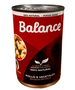 LATA BALANCE POLLO Y VEGETALES 410g - Imagen principal