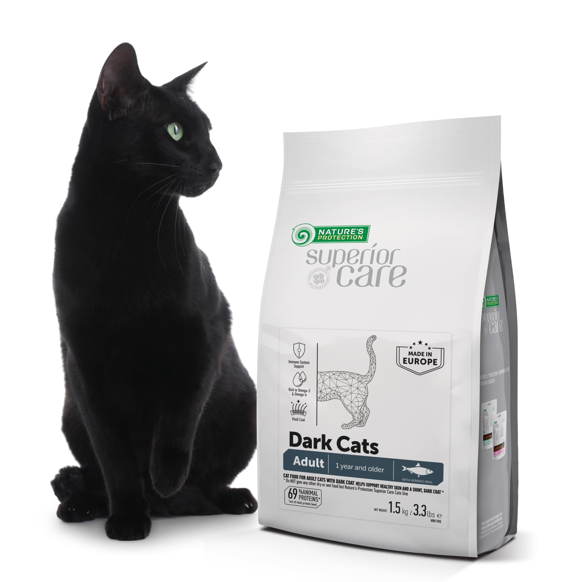 SUPERIOR CARE DARK GATO NEGRO 1.5kg - Imagen principal