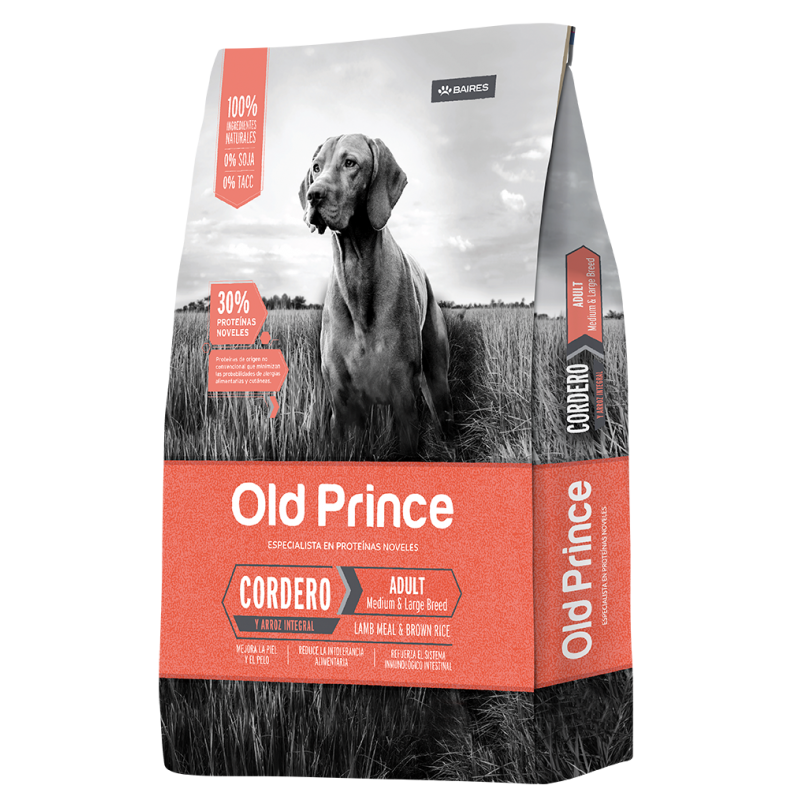 OLD PRINCE ADULTO RAZA GRANDE CORDERO 3kg - Imagen principal