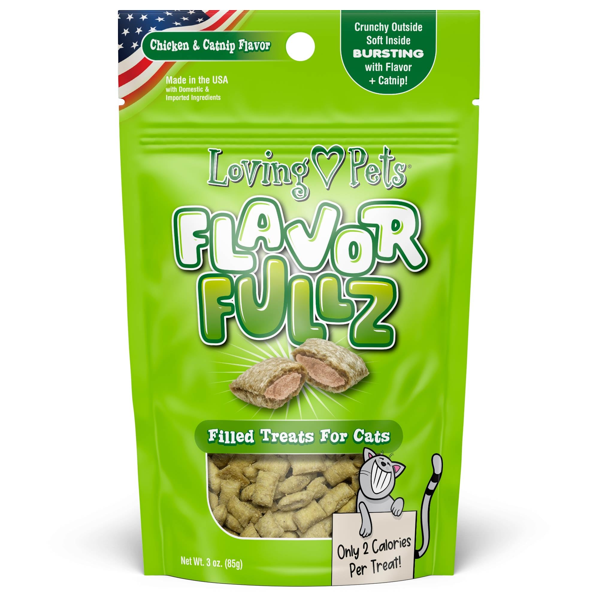 TREATS DE GATO FLAVOR FULLZ POLLO 85g - Imagen principal