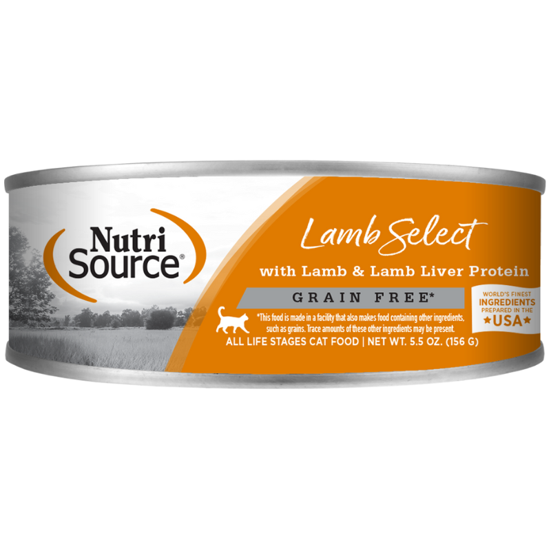 LATA NUTRI SOURCE CAT LAMB GRAIN FREE (CORDERO) 156g - Imagen principal