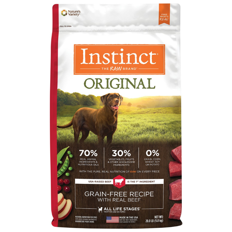 Instinct Dog Original GF with Real Beef - 9.09 kg - Imagen principal